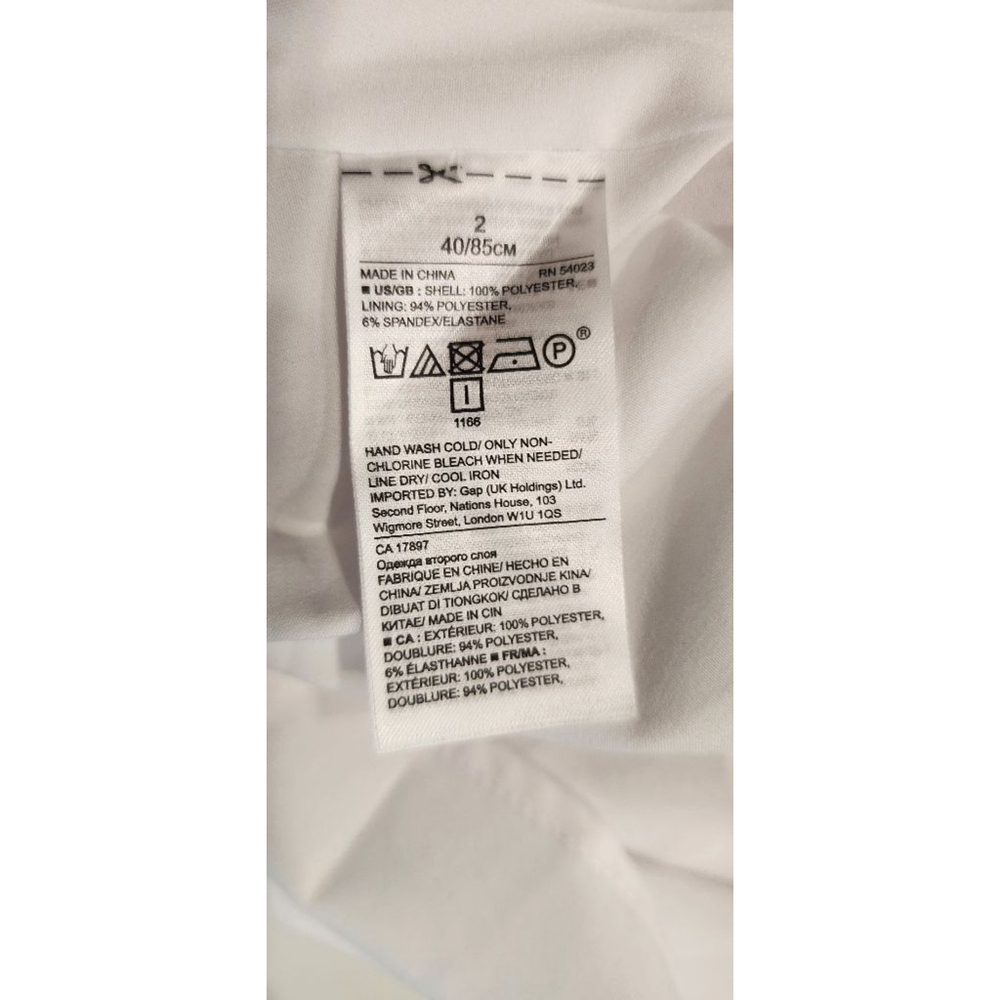 Banana Republic White Laser Cut Ruffle Tier Midi Dress Women's 2 - Picture 13 of 16